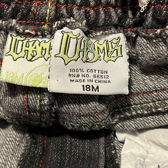 Chams Jeans Black Jeans Boys Size 18 Months - Picture 8 of 9